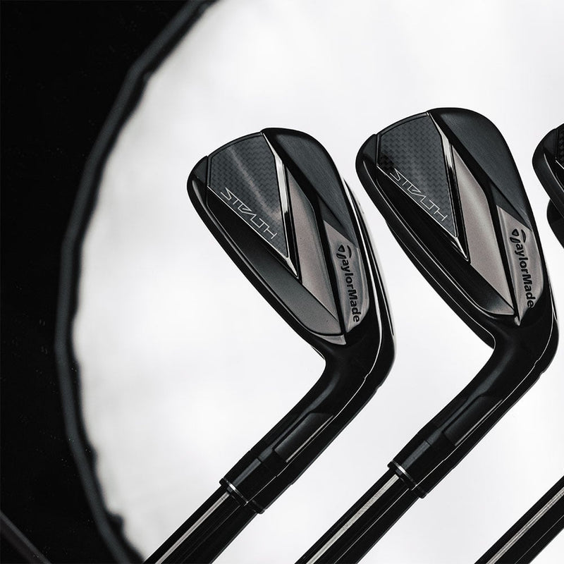 TaylorMade Ltd Edition Black Stealth Irons - Steel