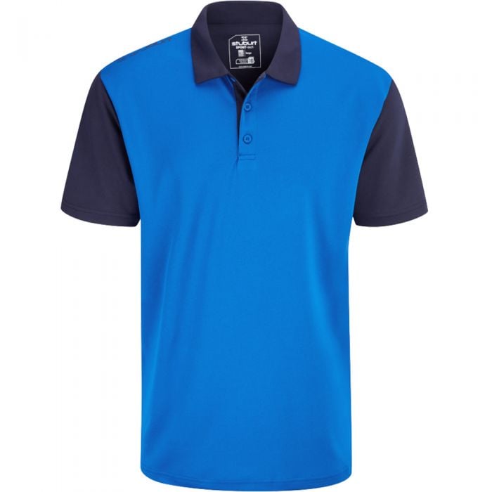 Stuburt Mens Broadway Polo Shirt - Imperial Blue