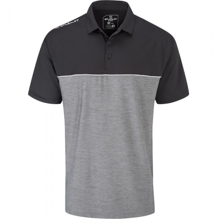 Stuburt Golf Evolve Middleton Polo Shirt - Graphite/Black