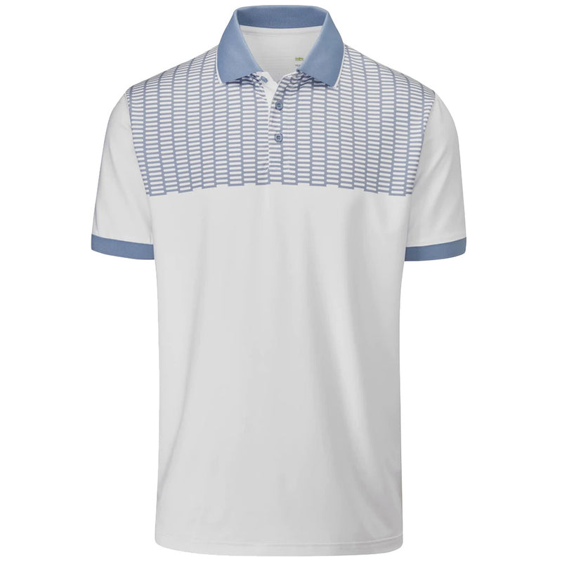 Stuburt Monarch Polo Shirt - White/Mountain