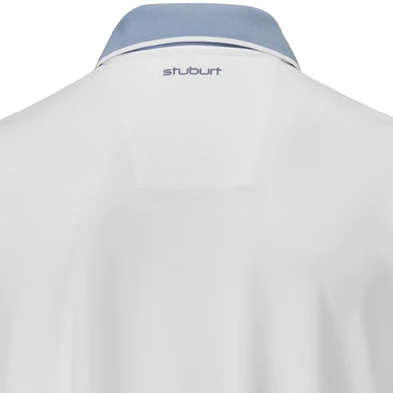 Stuburt Monarch Polo Shirt - White/Mountain