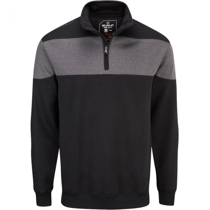 Stuburt Evolve Performance 1/4 Zip Sweater - Black