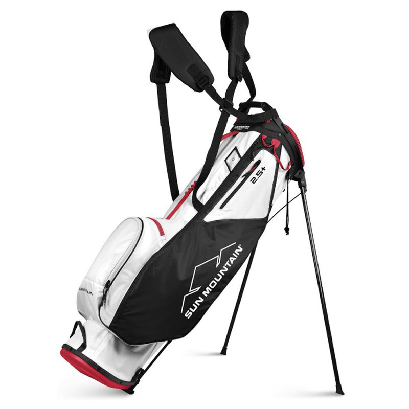 Sun Mountain Two5 Plus Stand Bag - White/Black/Red