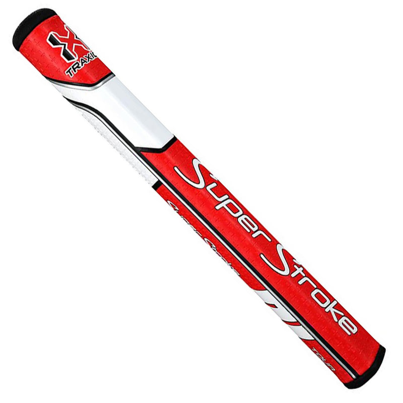 SuperStroke Traxion Tour 2.0 Putter Grip - White/Red