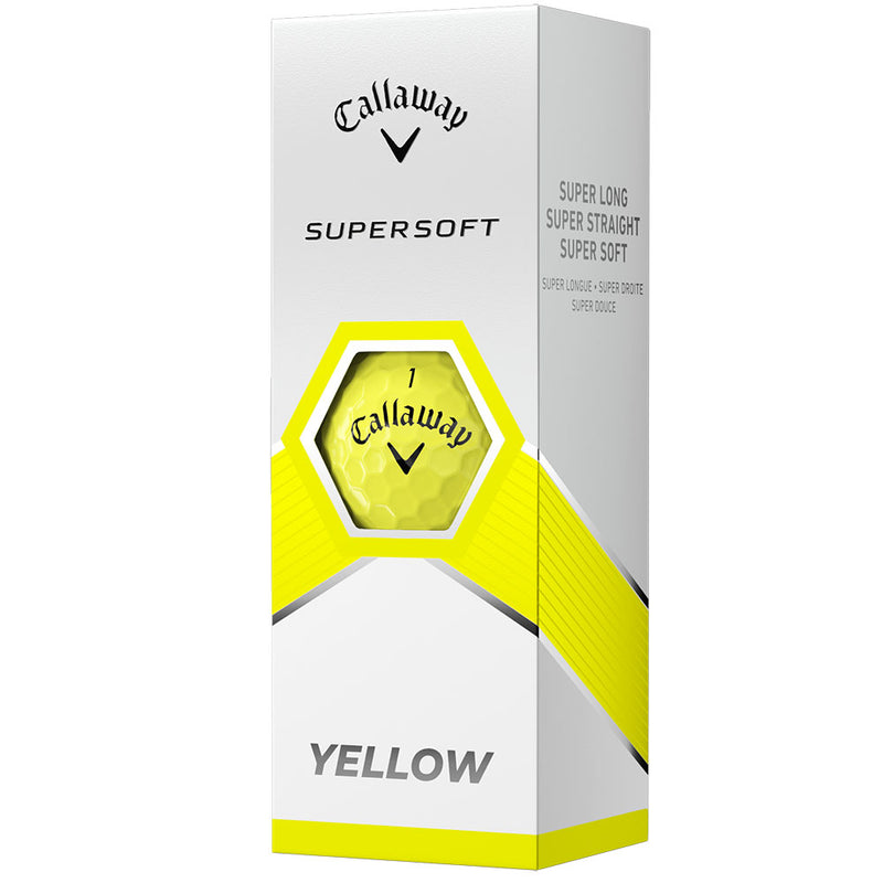 Callaway Supersoft Golf Balls - Yellow 12 - Pack