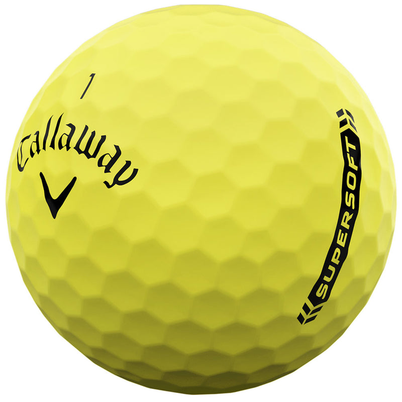 Callaway Supersoft Golf Balls - Yellow 12 - Pack