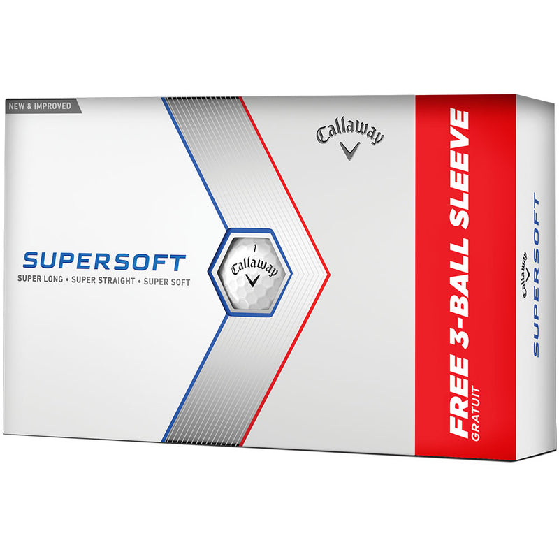 Callaway Supersoft Golf Balls - White - Bonus 15 Pack