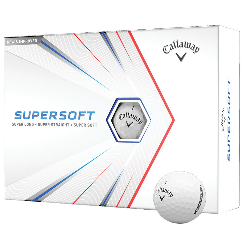 Callaway Supersoft Golf Balls - White - 12 Pack