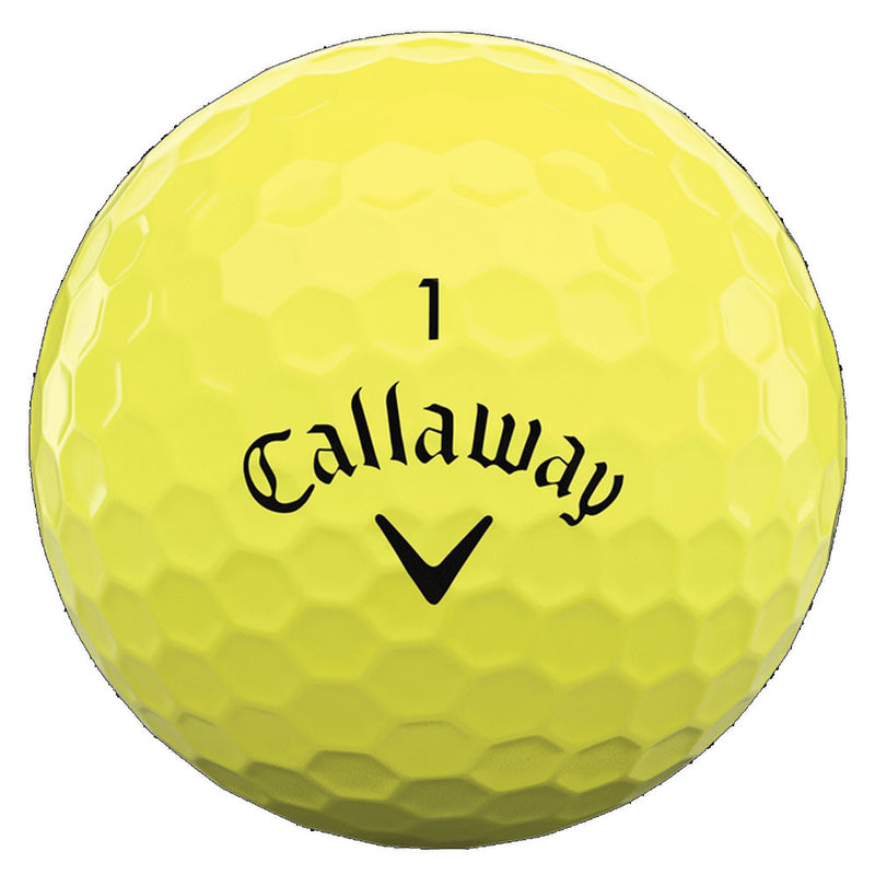 Callaway Supersoft Golf Balls - Yellow - 12 Pack