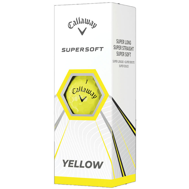 Callaway Supersoft Golf Balls - Yellow - 12 Pack