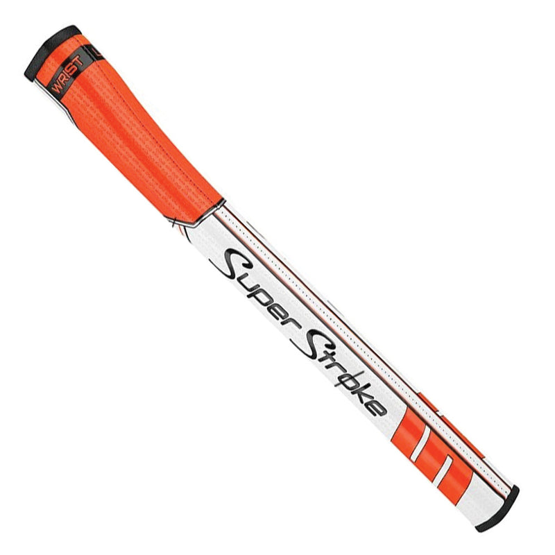 SuperStroke Traxion Wrist Lock Putter Grips - Orange/White