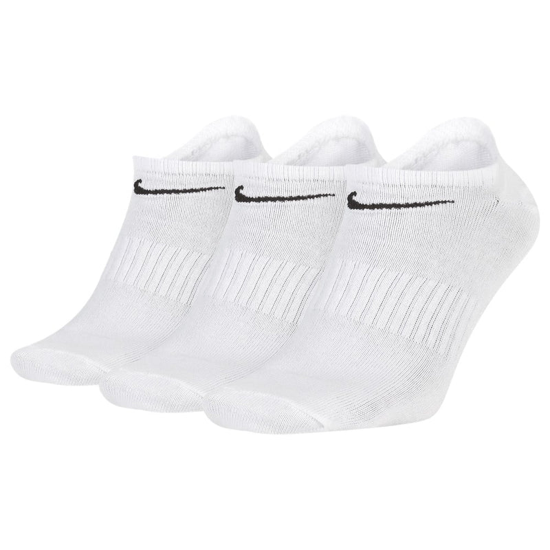 Nike Everyday Lightweight No Show Socks (3 Pairs) - White/Black