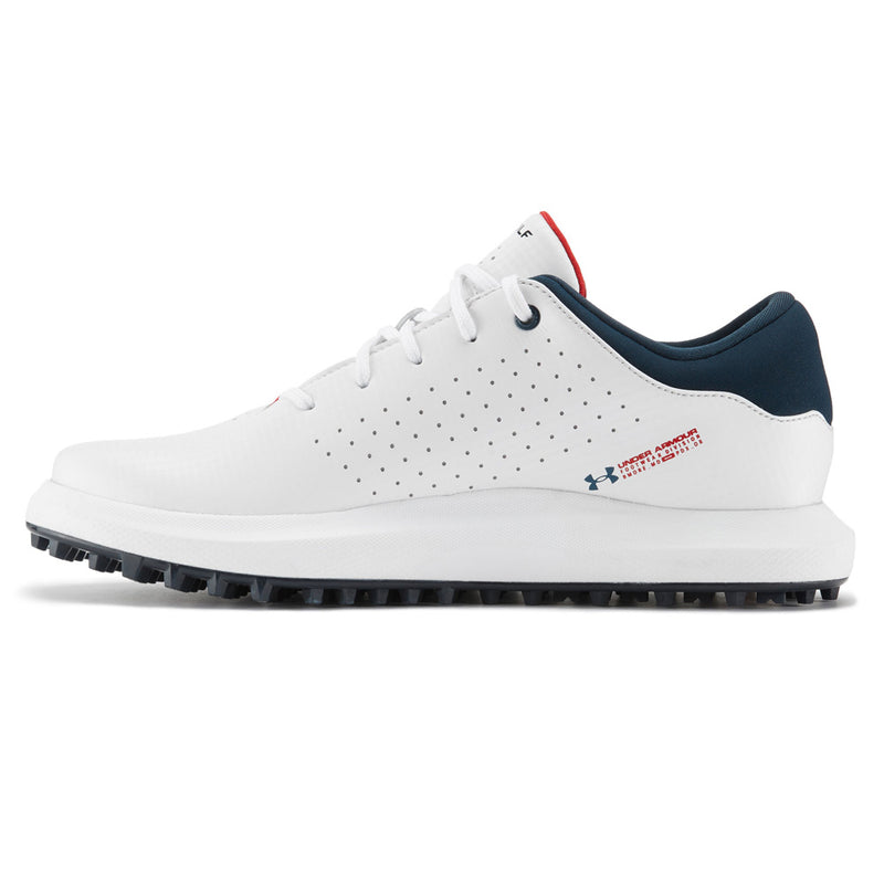 Under Armour Draw Sport Junior Shoes - White/Academy