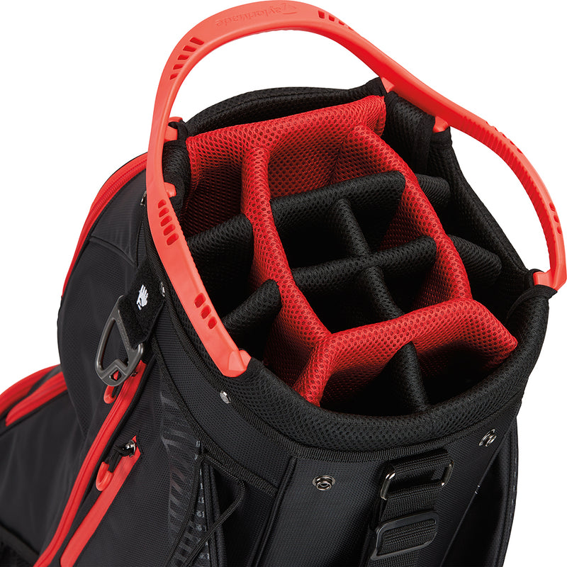 TaylorMade Pro Cart Bag - Black/Red