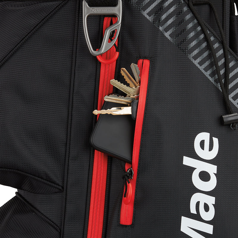 TaylorMade Pro Cart Bag - Black/Red