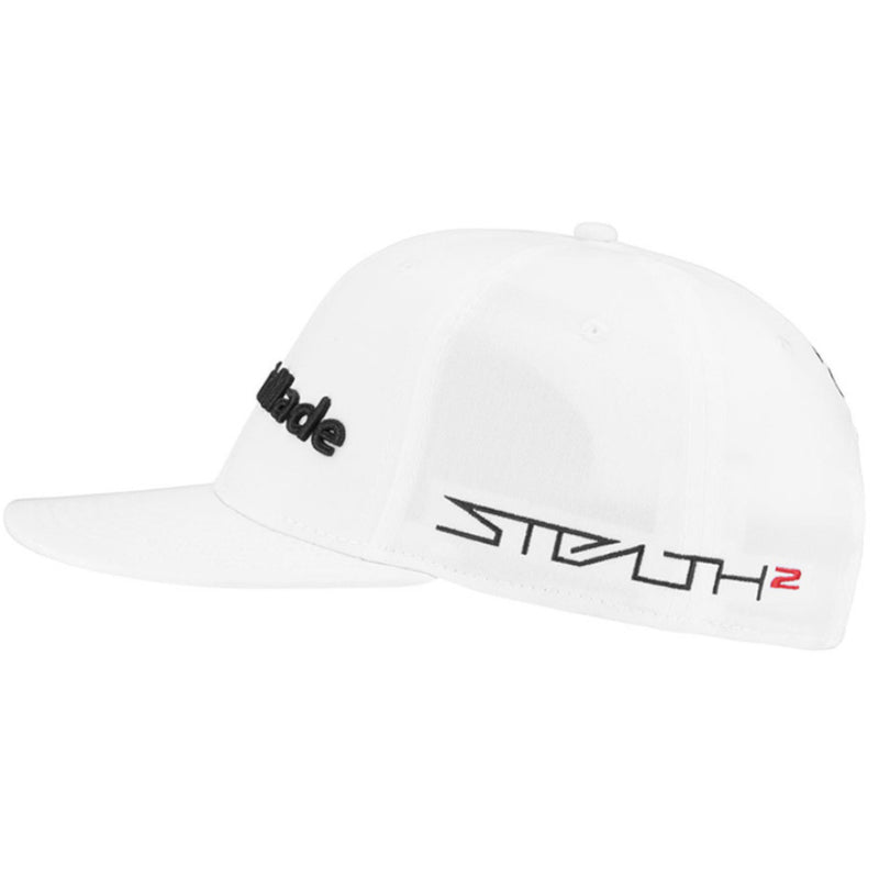 TaylorMade Tour Flatbill Cap - White