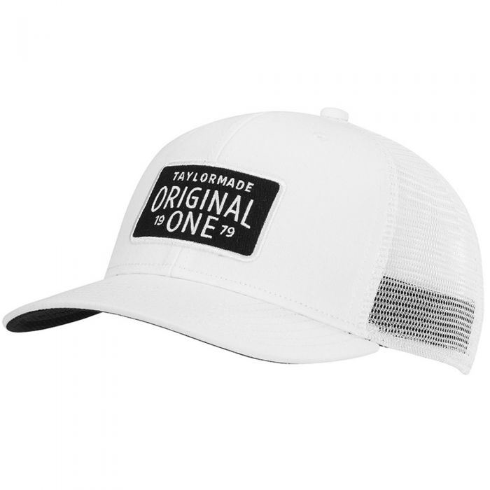 TaylorMade Original One Trucker Cap - White