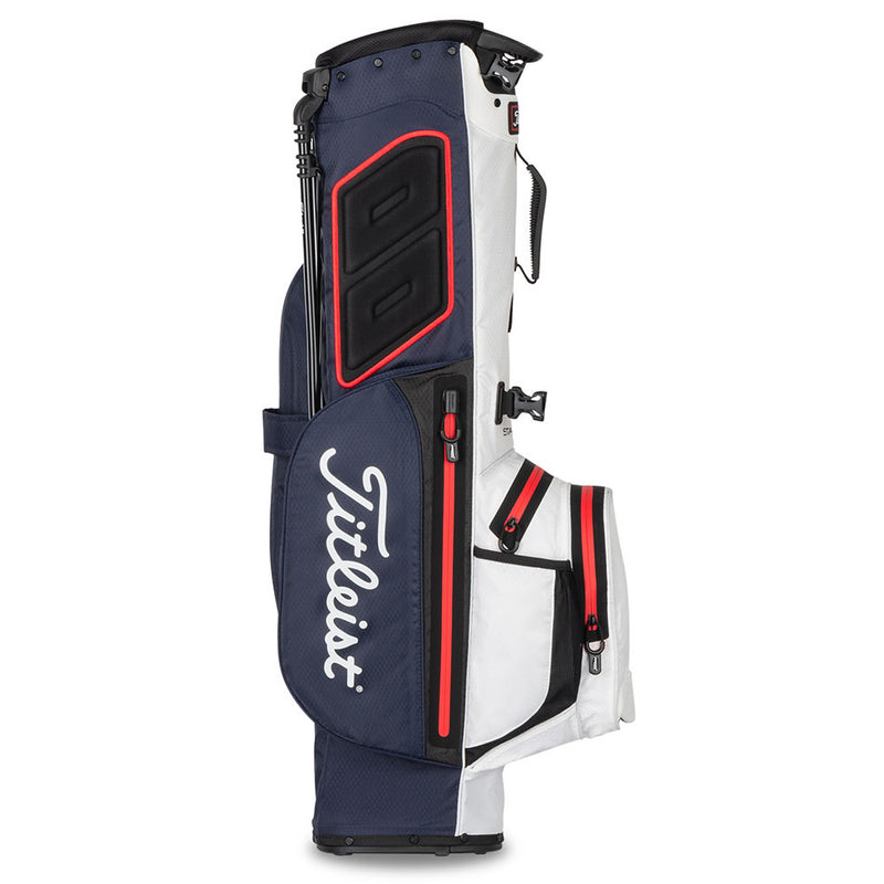 Titleist Player 4 StaDry Waterproof Stand Bag - Navy/White/Red