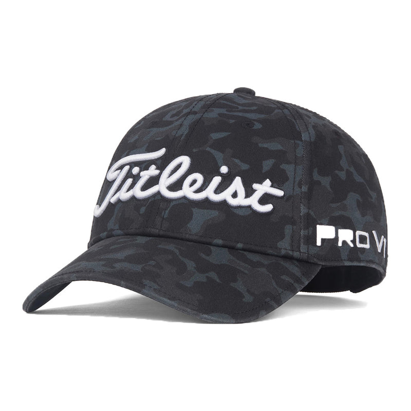 Titleist Tour Cotton Standard Curve Cap - Black/Camo