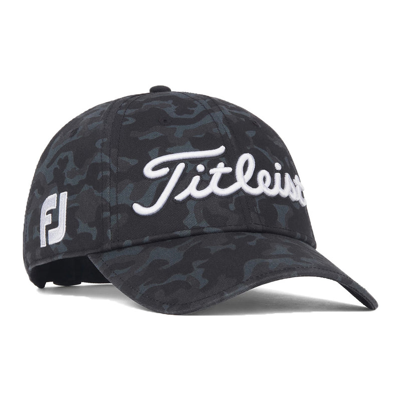 Titleist Tour Cotton Standard Curve Cap - Black/Camo