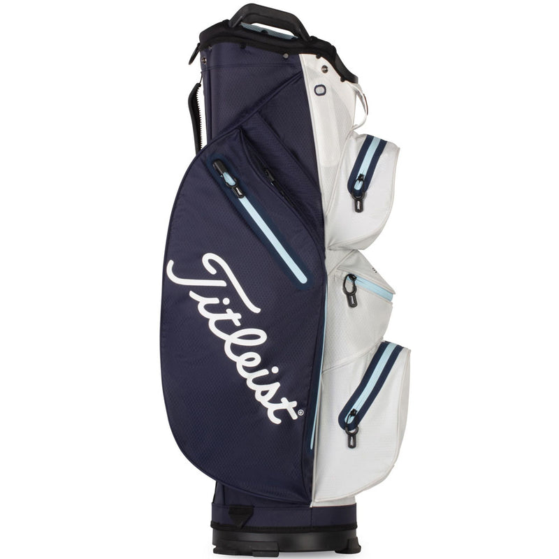 Titleist StaDry Cart 14 Waterproof Cart Bag - Navy/White/Sky