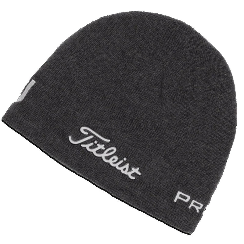 Titleist Merino Wool Beanie - Charcoal/White