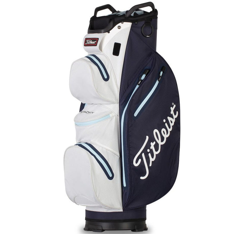 Titleist StaDry Cart 14 Waterproof Cart Bag - Navy/White/Sky