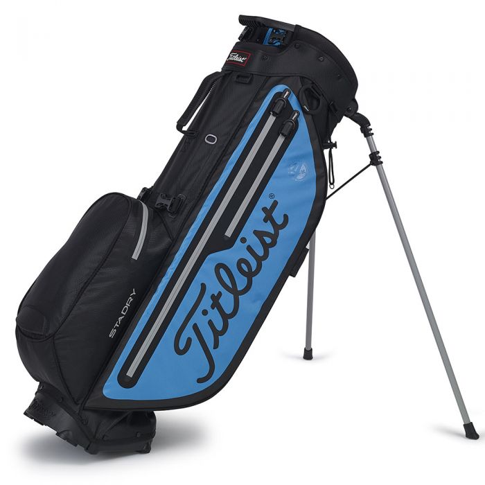 Titleist Players 4 Plus StaDry Waterproof Stand Bag - Black/Blue/Grey