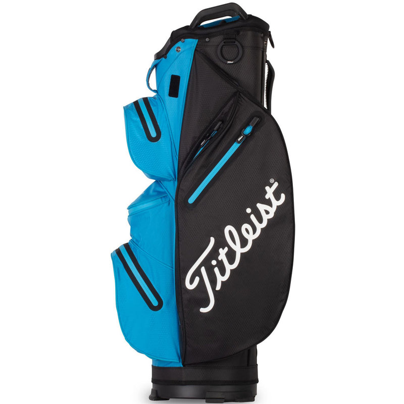 Titleist StaDry Cart 14 Waterproof Cart Bag - Black/Dorado