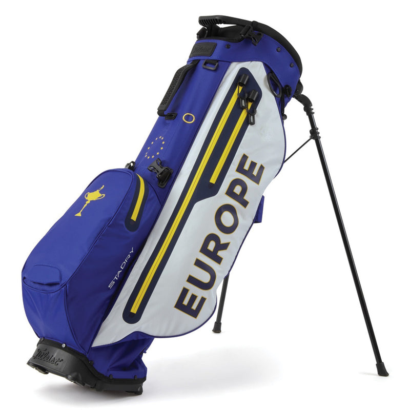 Titleist Ryder Cup Team Europe Players 4+ StaDry Stand Bag - Royal/White