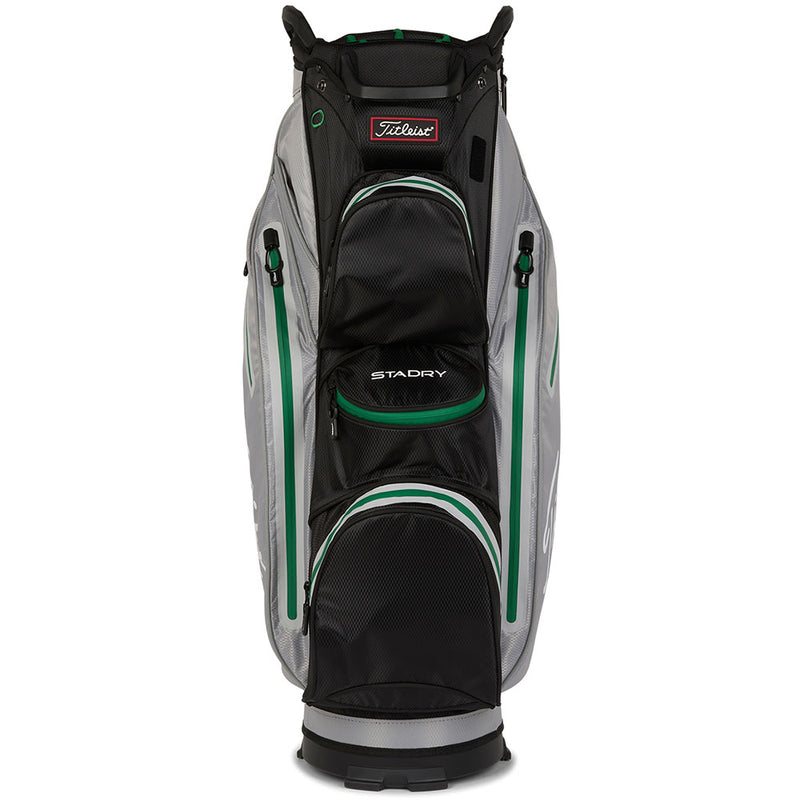 Titleist 14 StaDry Cart Bag - Grey/Black/Green