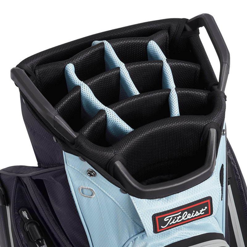 Titleist 14 StaDry Cart Bag - Navy/Sky/Grey