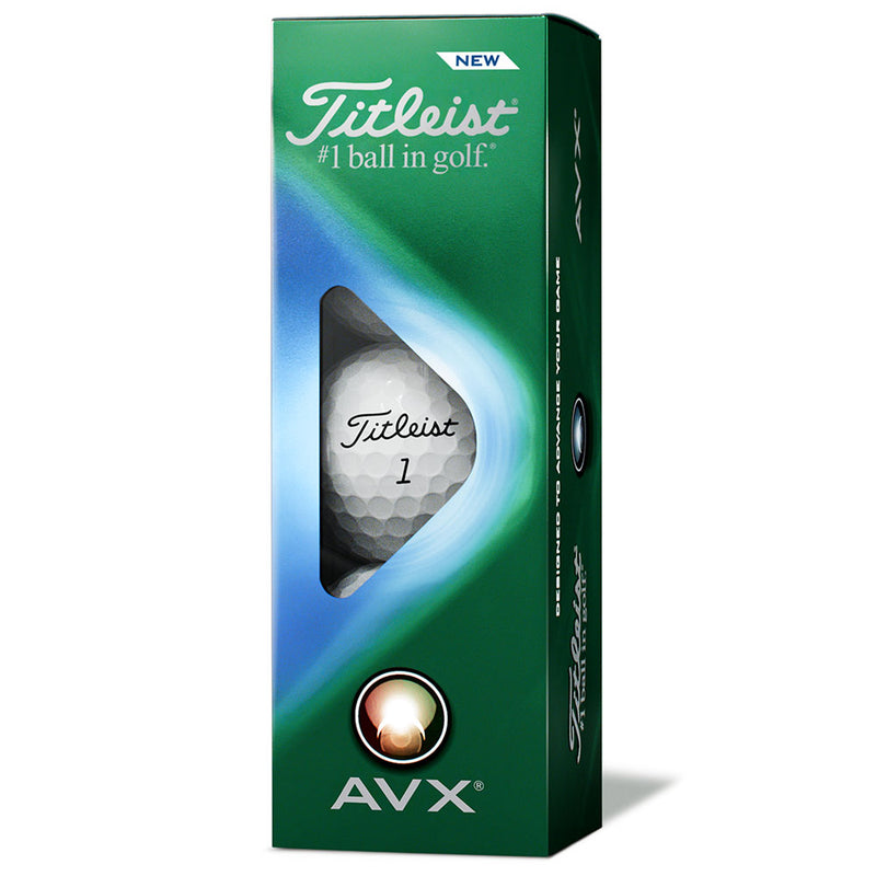 Titleist AVX '23 Golf Balls - White - Double Dozen