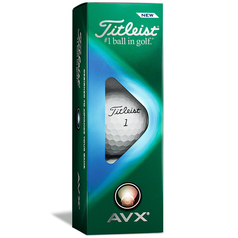 Titleist AVX '23 Golf Balls - White - Double Dozen