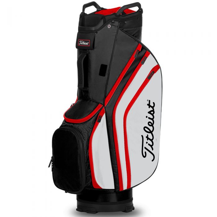 Titleist Cart 14 Lightweight Cart Bag - Black/White/Red