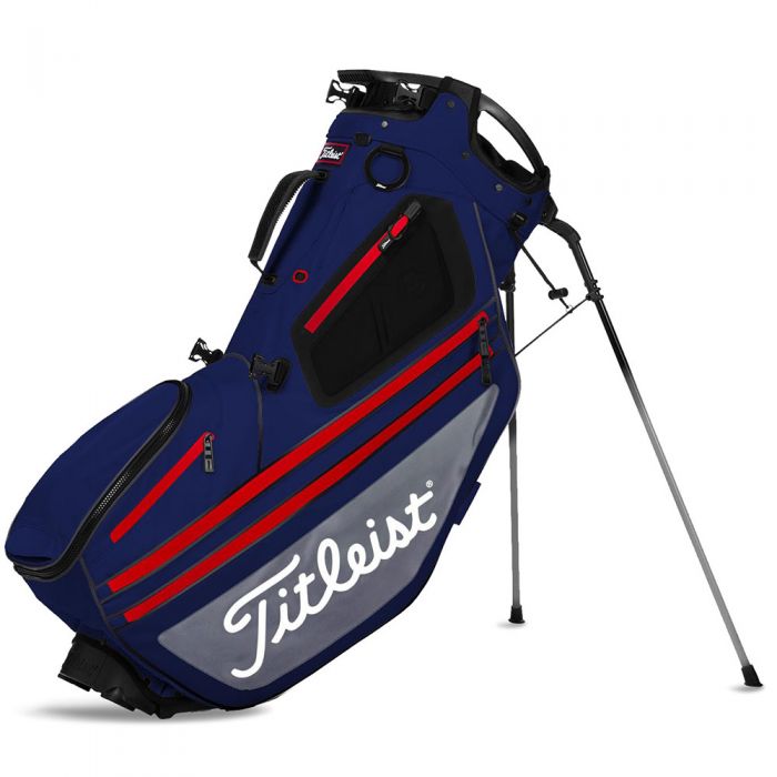 Titleist Hybrid 14 Stand Bag - Navy/Grey/Red