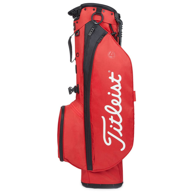 Titleist Players 4 Stand Bag - Red/Black