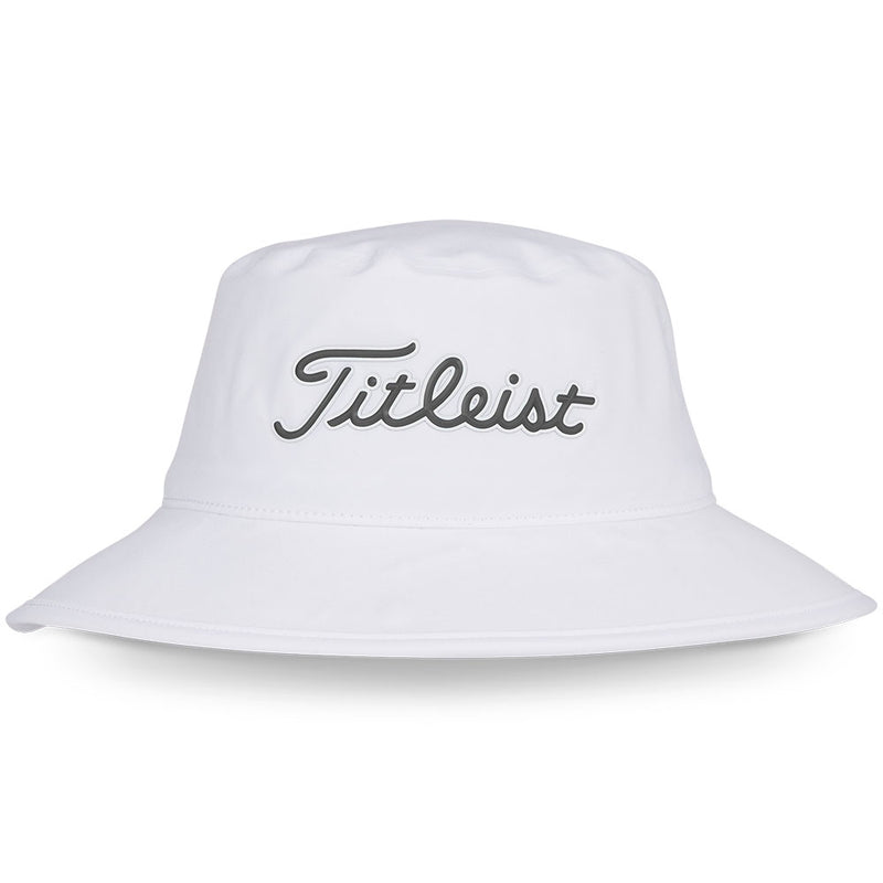 Titleist Players StaDry Bucket Hat - White/Charcoal