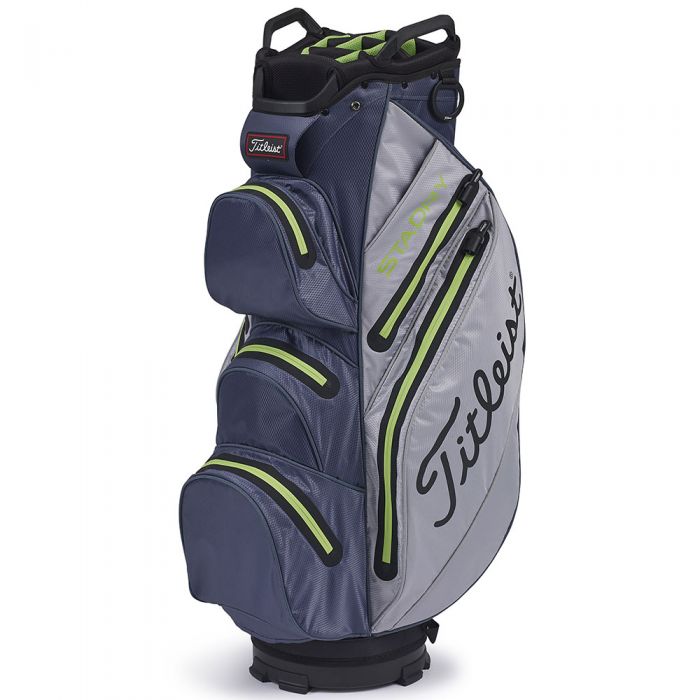 Titleist StaDry Cart Bag - Grey/Charcoal/Apple