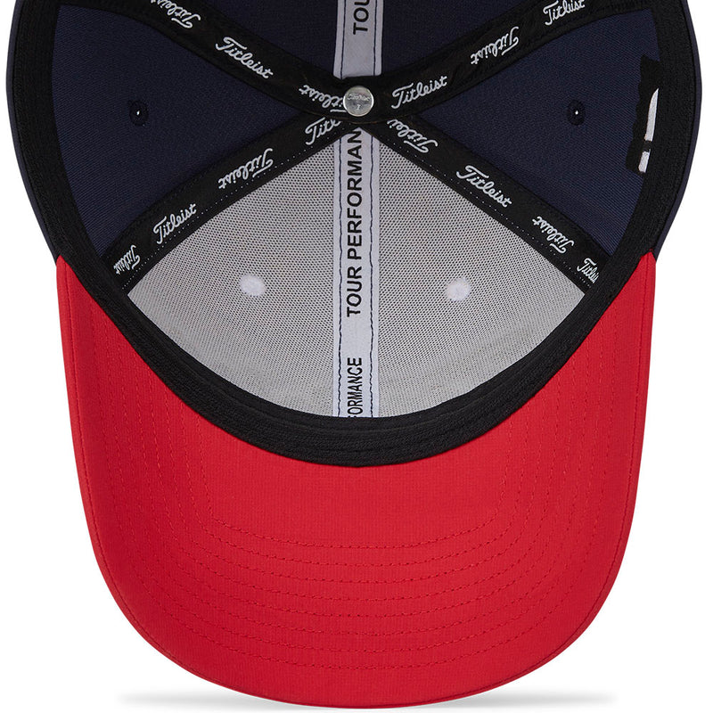 Titleist Tour Performance Cap - Navy/White/Red