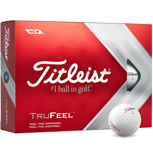 Titleist TruFeel '22 Golf Balls - White - 12 Pack