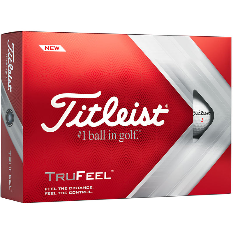 Titleist TruFeel '22 Golf Balls - White - 12 Pack