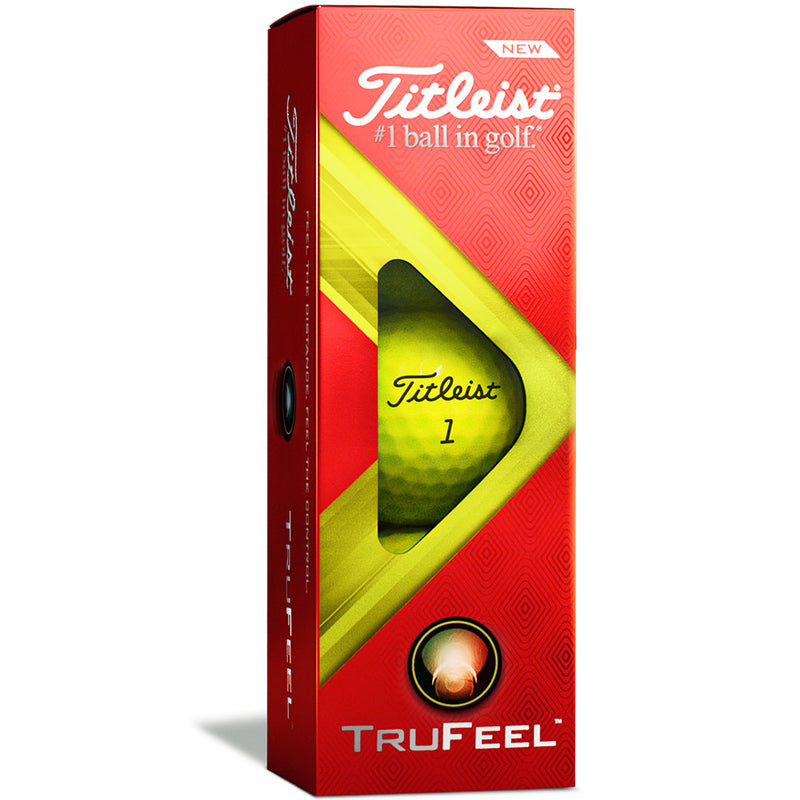 Titleist TruFeel '22 Golf Balls - Yellow - Double Dozen