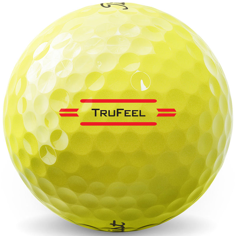 Titleist TruFeel '22 Golf Balls - Yellow - Double Dozen