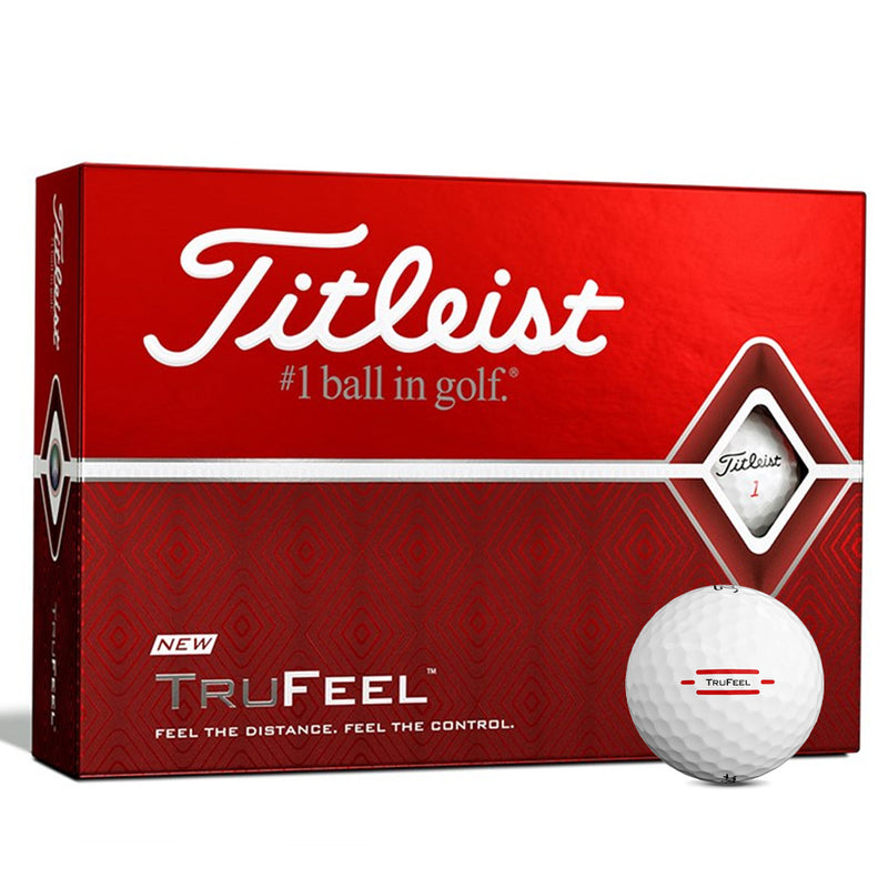 Titleist TruFeel Golf Balls - White - 12 Pack