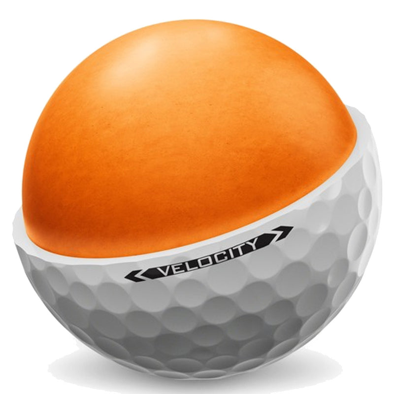 Titleist Velocity Golf Balls - Orange - 12 Pack