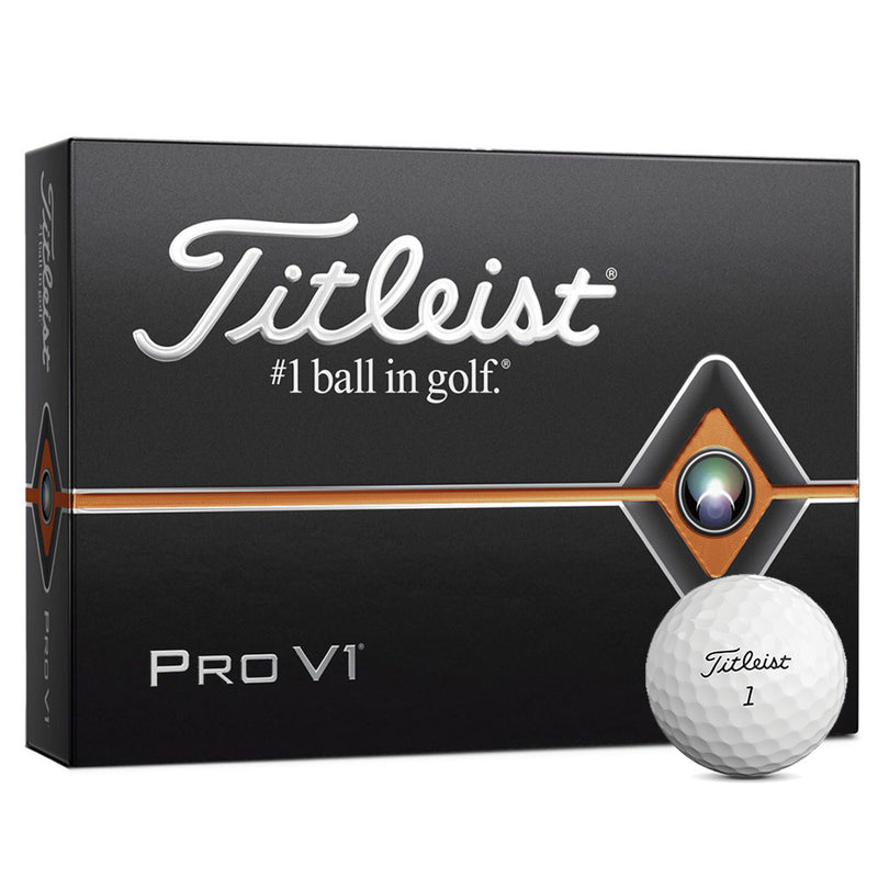 Titleist Pro V1 White Golf Balls - 12 Pack