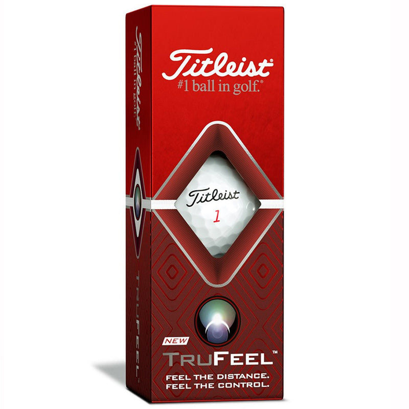 Titleist TruFeel Golf Balls - White - 12 Pack