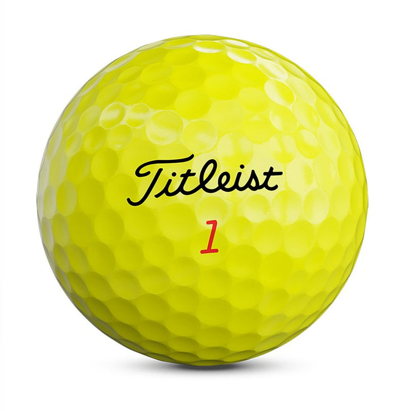 Titleist Trufeel Golf Balls - Yellow - 12 Pack