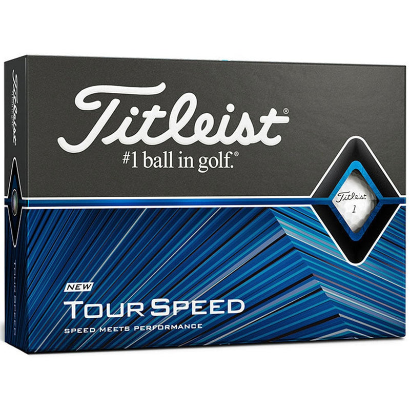 Titleist Tour Speed Golf Balls - White - 12 Pack